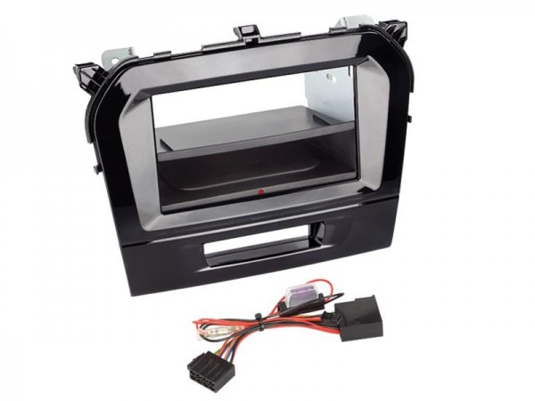 2-DIN Radioblende Inbay® Suzuki Vitara 2015-> black