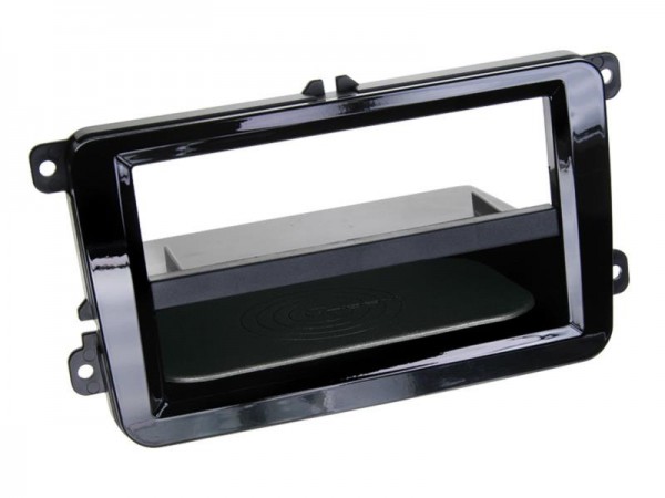 2-DIN Radioblende Inbay® Seat / Skoda / VW Klavierlack /