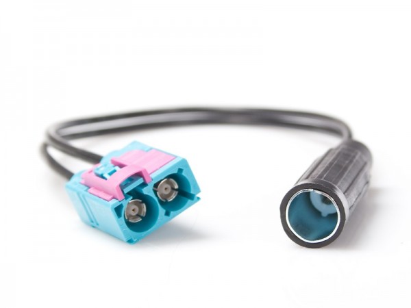 Antennenadapter AUDI SEAT SKODA VW doppel Fakra(f)-DIN(f)
