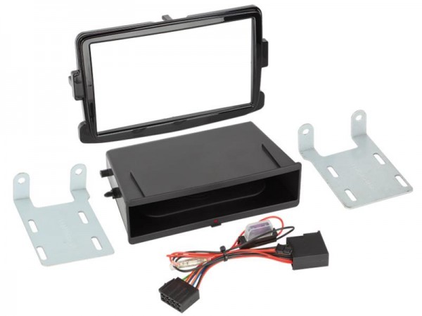 2-DIN Radioblende Inbay® Dacia / Opel / Renault > piano black