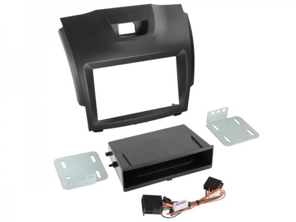 2-DIN Radioblende Inbay® Isuzu D-Max 2012-> schwarz