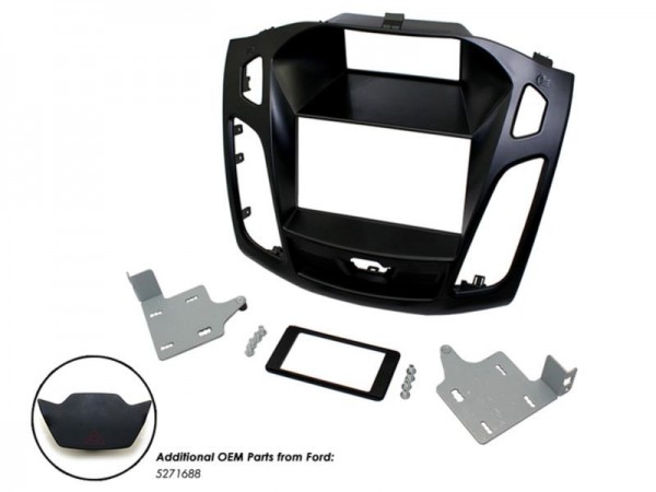 2-DIN Radioblende Ford Focus 2015 ->