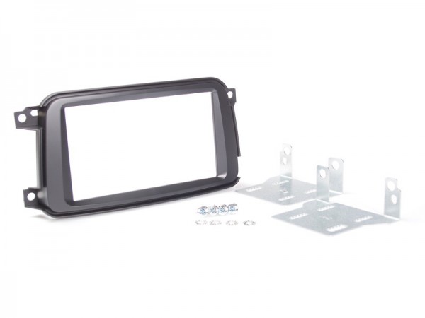 Radioblende Smart ForTwo ab 2010 2DIN schwarz Kit