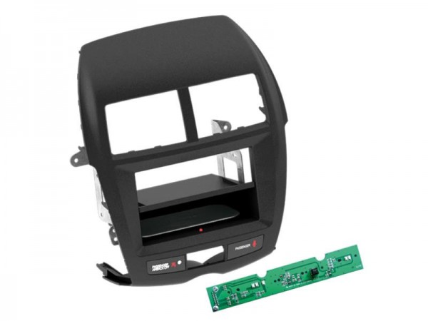 2-DIN Radioblende Inbay® Mitsubishi ASX 2010 > schwarz