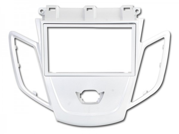 Radioblende Ford Fiesta ab 2008 2DIN silber