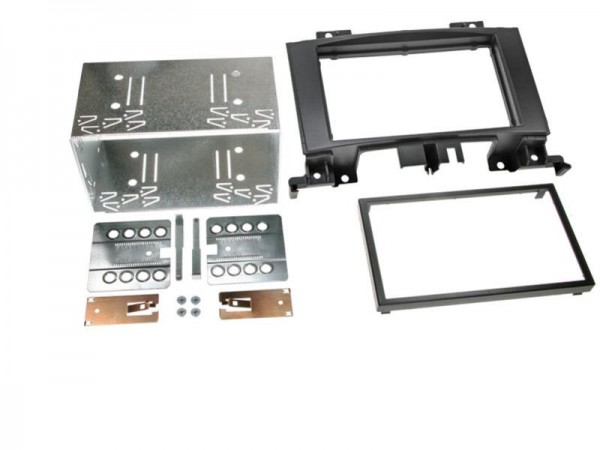 2-DIN Radioblende Mercedes Sprinter (W906) / VW Crafter schwarz