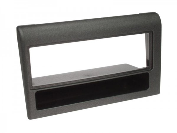1-DIN Radioblende mit Fach Alfa / Lancia schwarz