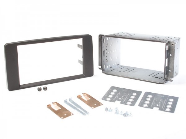 Radioblende MAN TGX 2DIN schwarz