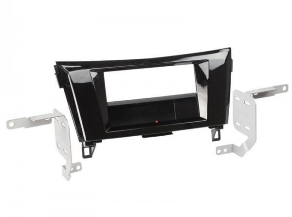 2-DIN Radioblende Inbay® Nissan Qashqai/X-Trail > Klavierlack/schwarz