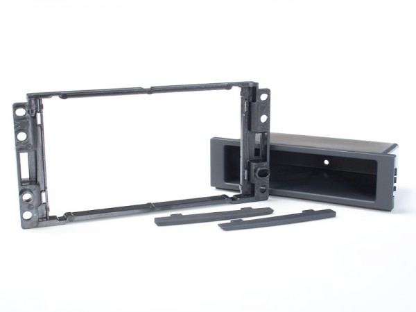 Radioblende HUMMER H3 SAAB 9.7 2DIN mit Fach schwarz