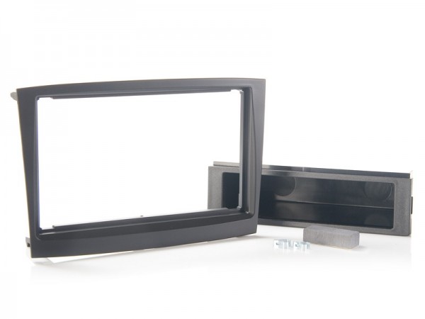 Radioblende FIAT Doblo (263) ab 2015 OPEL Combo ab 2015 2DIN +Fach schwarz