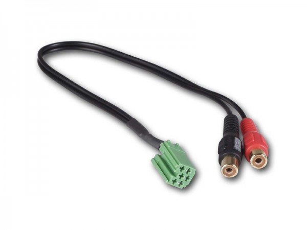 AUX IN Adapter RENAULT - Cinch Fhrz. mit Updatelist OEM Radio