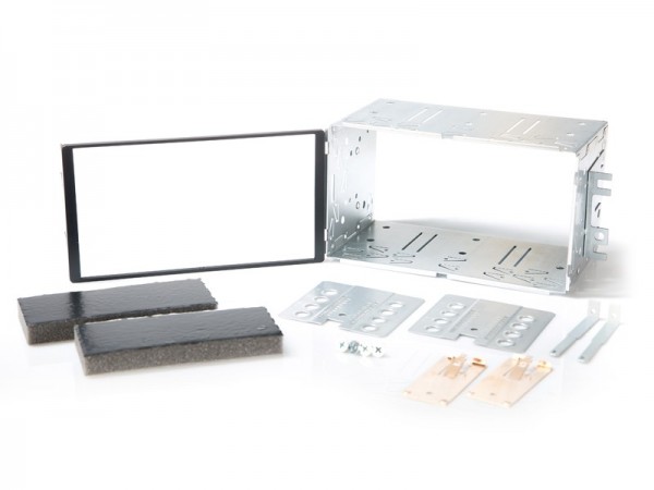 Radioblende KIA Sorento (JC) Facelift 2006-09 2DIN schwarz Installer Kit