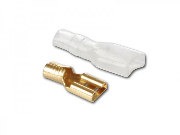 Kabelschuhe 6,3 mm mit Isolierhülle