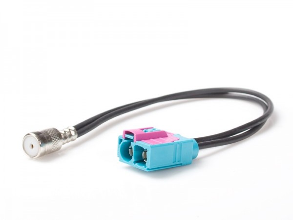 Antennenadapter AUDI SEAT SKODA VW doppel Fakra(f)-ISO(f)
