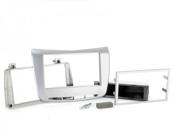 Radioblende LANCIA Delta (844) ab 2008-14 2DIN silber