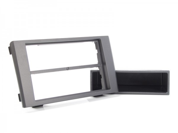 Radioblende IVECO Daily ab IV+V ab 2006-14 2DIN mit Fach schwarz