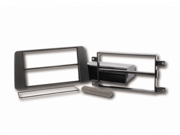 Radioblende SKODA Octavia (1Z) 04-13 Yeti (5L) 09-17 2DIN mit Fach schwarz