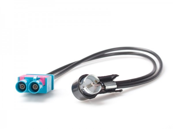 Antennenadapter AUDI SEAT SKODA VW doppel Fakra(m)-ISO