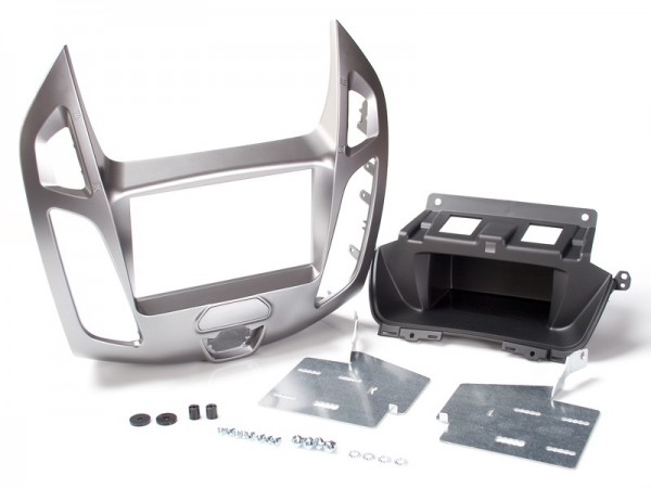 Radioblende Ford Tourneo Connect, Transit Connect ab 2013 2DIN silber