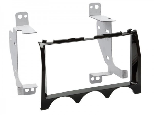 2-DIN Radioblende Hyundai Genesis 2013 > Klavierlack / schwarz