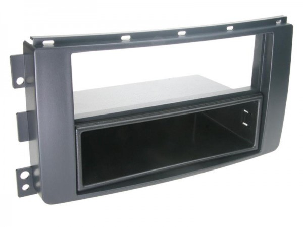 2-DIN Radioblende mit Fach Smart ForTwo /ForFour schwarz