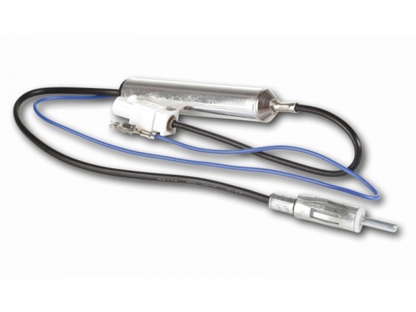 Antennenadapter Phantom FAKRA (M) weiss auf DIN (M) 12V