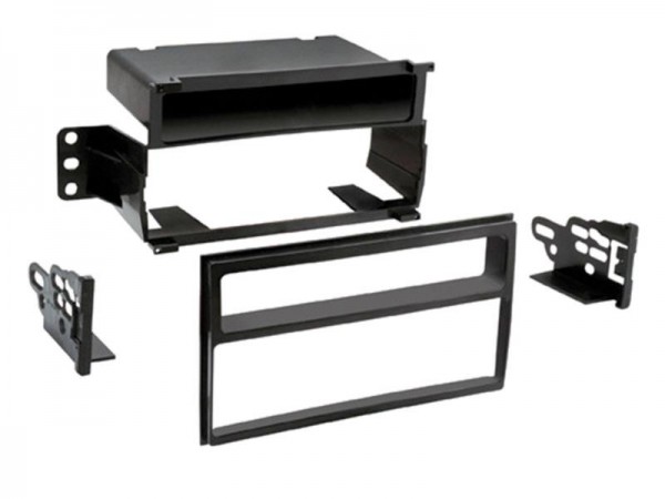 1-DIN Radioblende mit Fach Nissan Versa / Tiida (US Version) schwarz