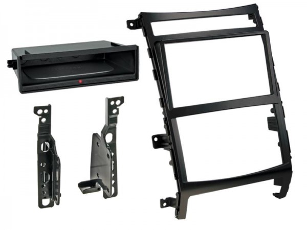 2-DIN Radioblende Inbay® Hyundai IX55 / Vera Cruz > schwarz