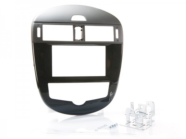 Radioblende Nissan Pulsar Climaaut. ab 2014 2DIN matt+piano black Installer Kit