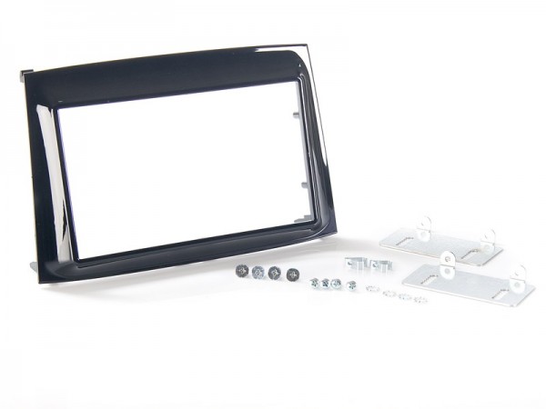 Radioblende Fiat Doblo ab 2015, Opel Combo 2015 2DIN piano black Installer Kit