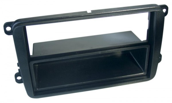 2-DIN Radioblende mit Fach Seat / Skoda / VW schwarz