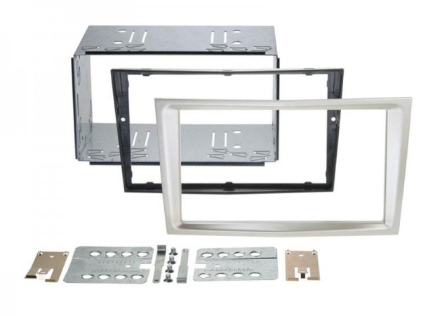 2-DIN Radioblende Opel Astra / Corsa D / Zafira satin-stone