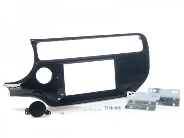 Radioblende KIA Rio (UB) ab Bj. 2015 2DIN piano black Installer Kit
