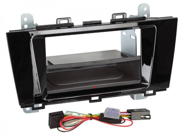 2-DIN Radioblende Inbay® Subaru Outback 2015 -> Klavierlack/schwarz