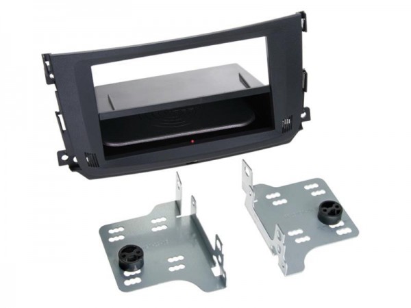 2-DIN Radioblende Inbay® Smart ForTwo 2010 > schwarz
