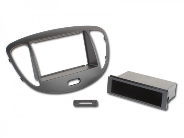 Radioblende Hyundai i10 2008-13 2DIN mit Fach schwarz