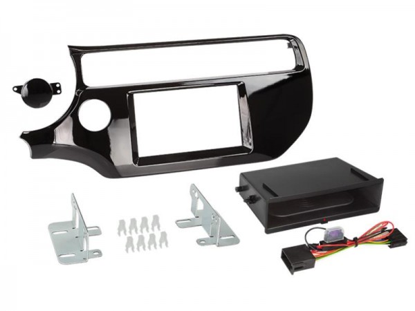 2-DIN Radioblende Inbay® Kia Rio 03/2015-> lackiert