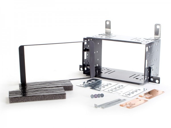 Radioblende DAIHATSU Sirion SUBARU Justy IV TOYOTA 2DIN schwarz Installer Kit