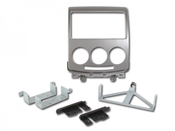 Radioblende Mazda 5 ab 2005-10 2DIN silber Installer Kit