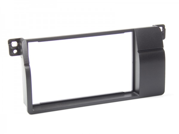 Radioblende BMW 3er(E46) 1998-07 2DIN schwarz mittig