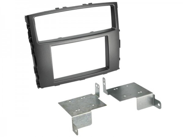2-DIN Radioblende Mitsubishi Pajero 2006->2014 schwarz