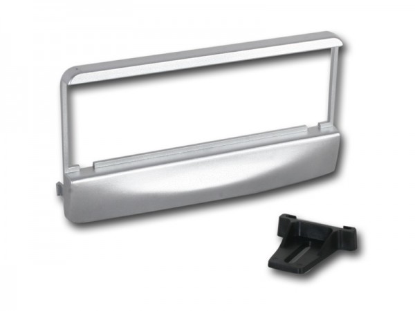 Radioblende Ford Escort, Transit, Scorpio 1DIN silber