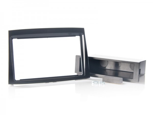 Radioblende FIAT Doblo (263) ab 2015 OPEL Combo ab 2015 2DIN +Fach piano black