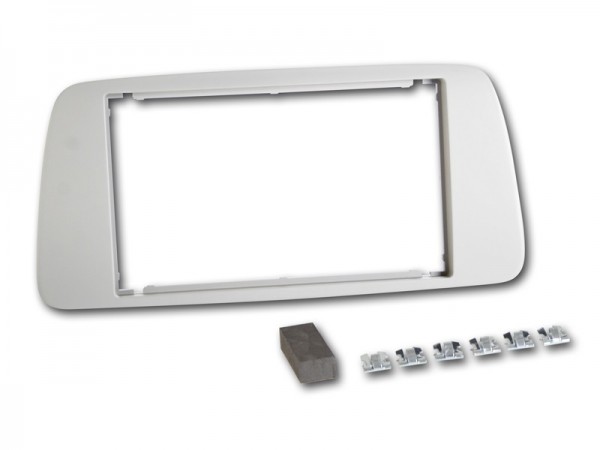 Radioblende Seat Ibiza 2008-13 2DIN lichtgrau