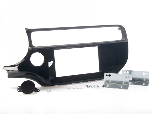 Radioblende KIA Rio (UB) ab Bj. 2015 2DIN matt black/piano black Installer Kit