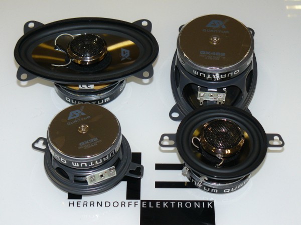 ESX Lautsprecher Set passend für VW Golf 2 vorne und hinten