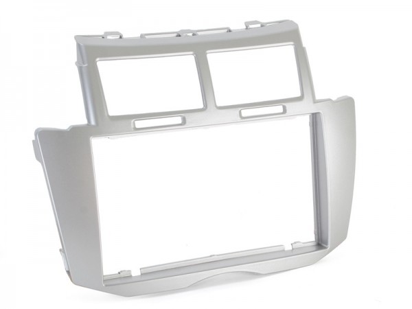 Radioblende TOYOTA Yaris (XP9) 2006-11 2DIN silber