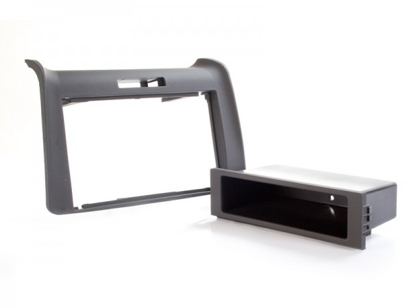 Radioblende Audi TT ab 2006 2DIN mit Fach schwarz