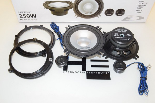 Alpine Lautsprecher Set passend für Audi A4 B5 Türen vorne